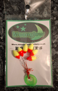 MOONGLOW - 12 X 6MM locking pop ups